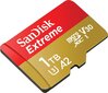 SanDisk Extreme MicroSDXC 1 TB (+ SD-sovitin) hinta ja tiedot | Kameran muistikortit | hobbyhall.fi