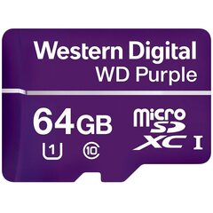MEMORY MICRO SDXC 64GB UHS-I/WDD064G1P0C WDC hinta ja tiedot | Kameran muistikortit | hobbyhall.fi