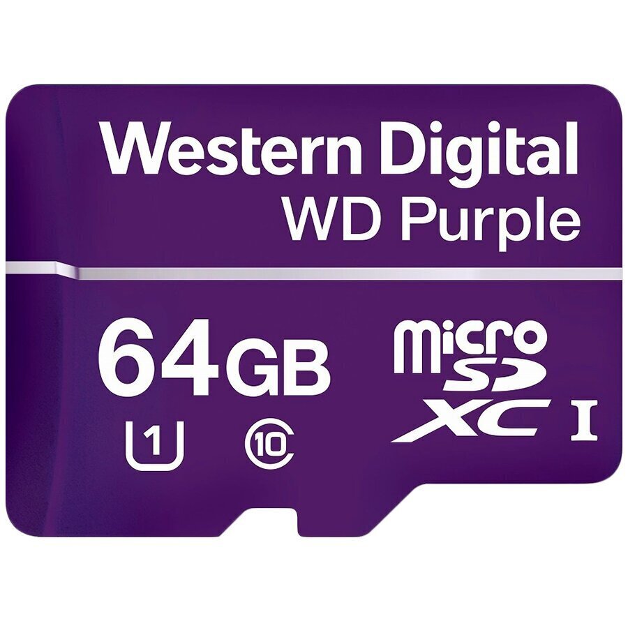 MEMORY MICRO SDXC 64GB UHS-I/WDD064G1P0C WDC hinta ja tiedot | Kameran muistikortit | hobbyhall.fi