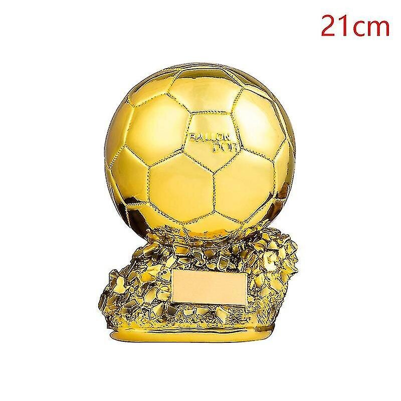 European Football Golden Ball Trophy -matkamuisto jalkapallokilpailun palkinnon faneille lahja 21cm hinta ja tiedot | Jalkapallovaatteet ja -varusteet | hobbyhall.fi