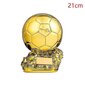 European Football Golden Ball Trophy -matkamuisto jalkapallokilpailun palkinnon faneille lahja 21cm hinta ja tiedot | Jalkapallovaatteet ja -varusteet | hobbyhall.fi