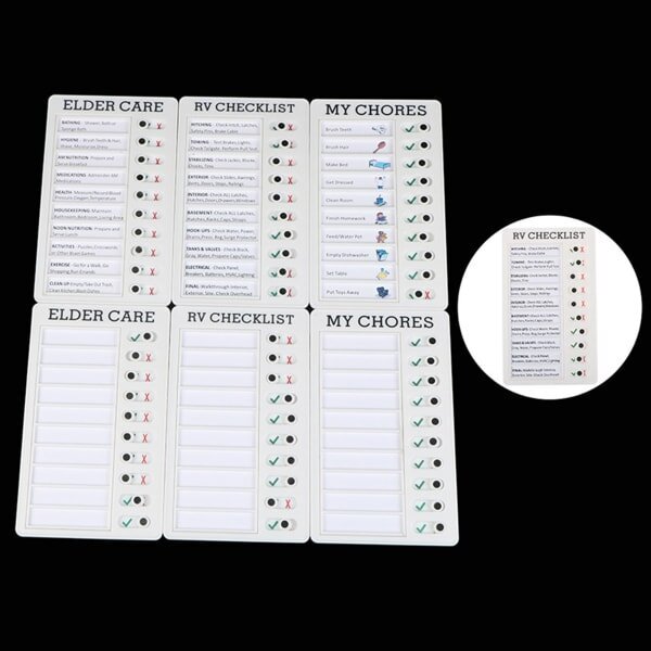 Daily To Do List Planner Housework Board RV List hinta ja tiedot | Jalkapallovaatteet ja -varusteet | hobbyhall.fi