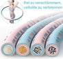 Fitness Hoop, Harjoitusvanne, Irrotettava kahdeksanosainen vaahtomuovi Hula hinta ja tiedot | Hulavanteet | hobbyhall.fi