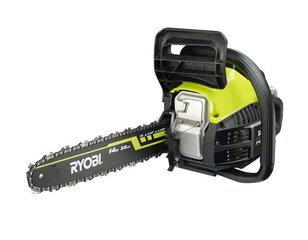 Polttomoottorikäyttöinen moottorisaha Ryobi 37cc moottorilla (1,3 kW / 1,8 Hp) PoWR XT hinta ja tiedot | Moottorisahat | hobbyhall.fi