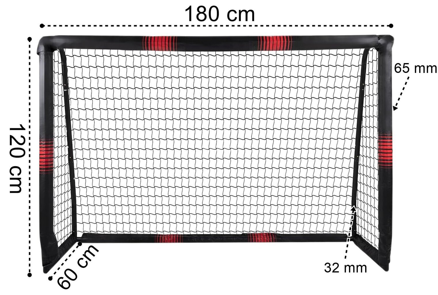 Jalkapallomaalit Antonio, 180x120 cm hinta ja tiedot | Muut retkeilyvarusteet | hobbyhall.fi