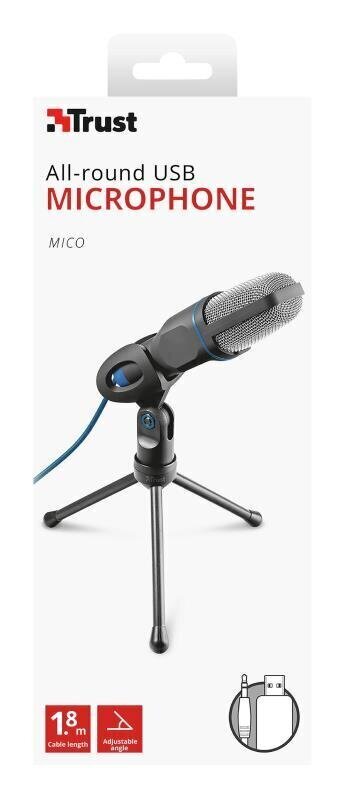 MICROPHONE MICO USB/23790 TRUST hinta ja tiedot | Mikrofonit | hobbyhall.fi
