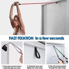 Heavy Duty Door Anchor Exercise Bands Door Anchor Fitness hinta ja tiedot | Vastusnauhat | hobbyhall.fi