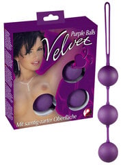 Emätinpallot Velvet Balls, violetti hinta ja tiedot | Geishakuulat | hobbyhall.fi