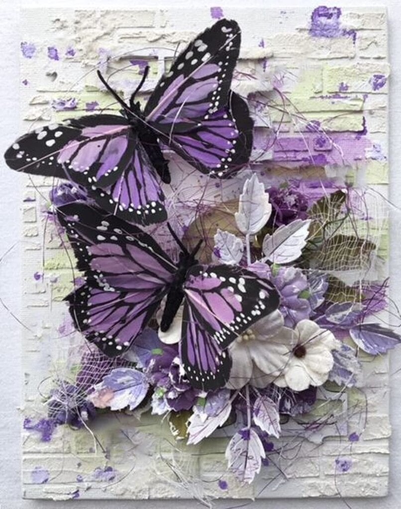 Timanttimaalaussarjat aikuisille, Butterfly 5D Diamond Art Kits aikuisille (Butterfly 11,8x15,8 tuumaa) hinta ja tiedot | Taidekirjat | hobbyhall.fi