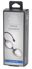 Fifty Shades of Grey emättimen pallot Inner Goddess Silver Jiggle Balls hinta ja tiedot | Geishakuulat | hobbyhall.fi