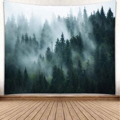 sumu metsä tapestry wall art tapetry wall decoration forest hinta ja tiedot | Sisustuspaneelit | hobbyhall.fi