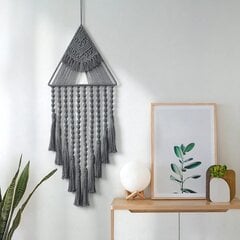 Pitsi kudottu seinäripustin Dream Catcher Triangle tupsu Geometrinen hinta ja tiedot | Sisustuspaneelit | hobbyhall.fi