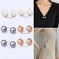 Pack Pearl Brooch Invisible Anti-Exposure Decorative kaulapinnit hinta ja tiedot | Rintakorut | hobbyhall.fi