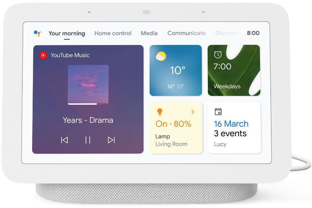 Virtual Assistant Google Nest Hub (Gen 2). hinta ja tiedot | Turvajärjestelmien ohjaimet | hobbyhall.fi