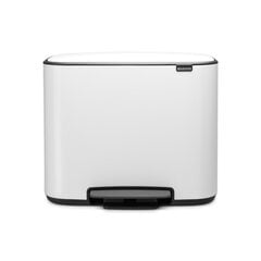 Brabantia Bo Poljinroska-astia 11 + 23L, White hinta ja tiedot | Roska-astiat | hobbyhall.fi