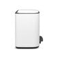 Brabantia Bo Poljinroska-astia 11 + 23L, White hinta ja tiedot | Roska-astiat | hobbyhall.fi