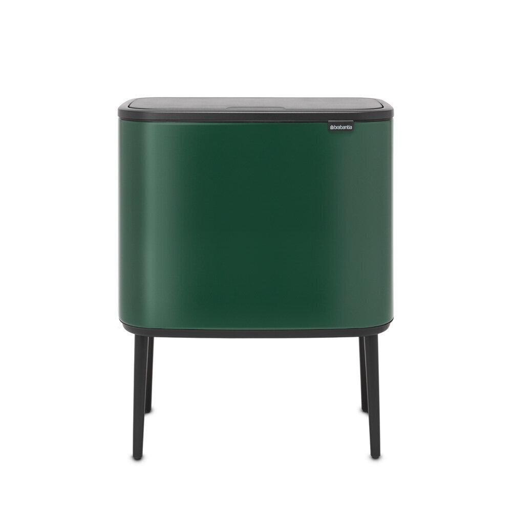 Brabantia Bo Touch Bin roska-astia 11 + 23 L, Pine Green hinta ja tiedot | Roska-astiat | hobbyhall.fi