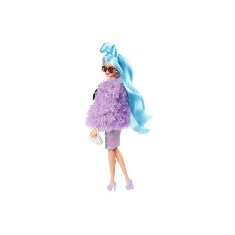 Mattel Barbie Extra: Siniset hiukset Deluxe-nukke lisävarusteilla (GYJ69) hinta ja tiedot | Tyttöjen lelut | hobbyhall.fi