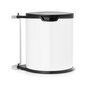 Brabantia Built-In-Bin pyöreä roska-astia 15L, White hinta ja tiedot | Roska-astiat | hobbyhall.fi