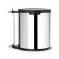 Brabantia Built-In-Bin pyöreä roska-astia 15L, Brilliant Steel hinta ja tiedot | Roska-astiat | hobbyhall.fi