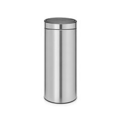 Brabantia Touch Bin New roska-astia 30L, Matt Steel hinta ja tiedot | Roska-astiat | hobbyhall.fi