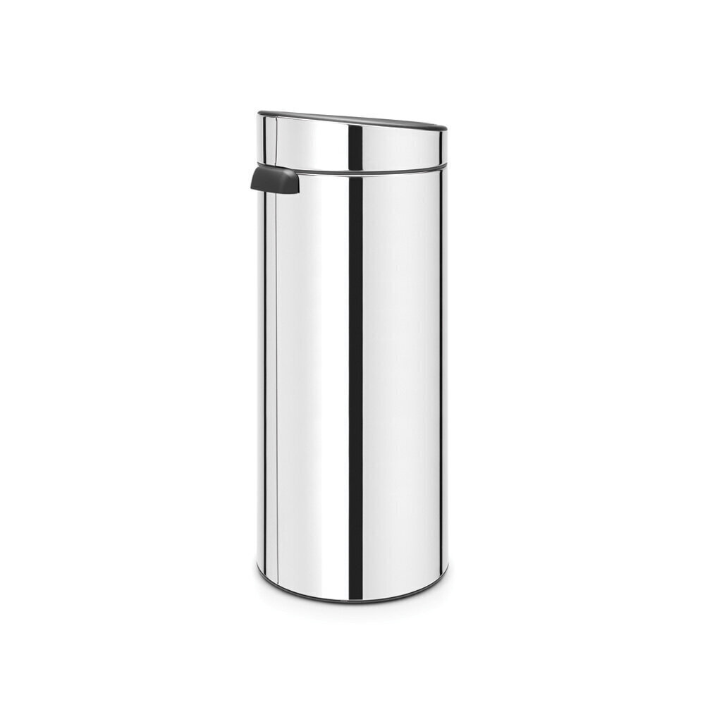 Brabantia Touch Bin New roska-astia 30L, Brilliant Steel hinta ja tiedot | Roska-astiat | hobbyhall.fi