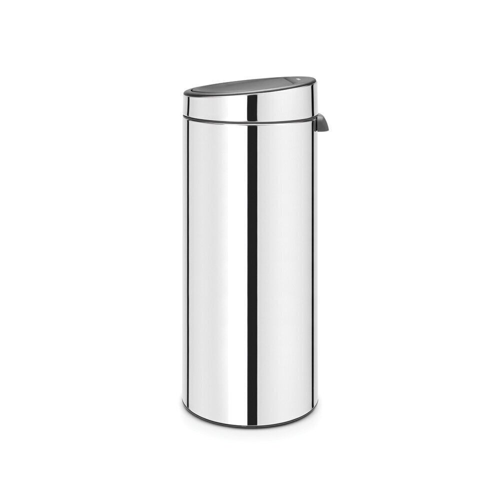 Brabantia Touch Bin New roska-astia 30L, Brilliant Steel hinta ja tiedot | Roska-astiat | hobbyhall.fi