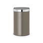 Brabantia Touch Bin New roska-astia 40L, Platinum hinta ja tiedot | Roska-astiat | hobbyhall.fi