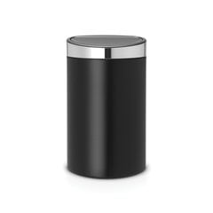 Brabantia Touch Bin New roska-astia 40L, Matt Black hinta ja tiedot | Roska-astiat | hobbyhall.fi