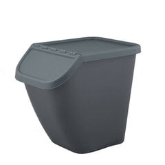 BranQ jätelajittelulaatikko Pelican, 23 l, musta hinta ja tiedot | Roska-astiat | hobbyhall.fi