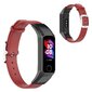 Honor Band 5i aito nahkainen kellonauha - Punainen Red hinta ja tiedot | Älykellojen ja aktiivisuusrannekkeiden lisätarvikkeet | hobbyhall.fi