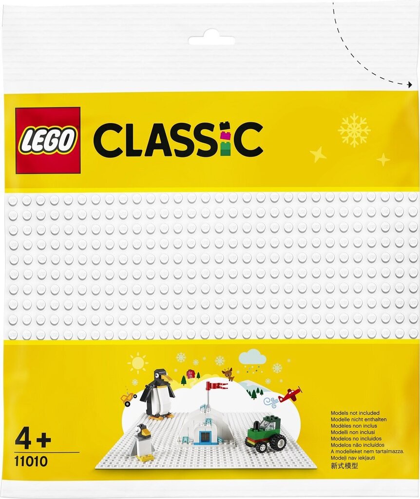11010 LEGO® Classic valkoinen alustalevy hinta ja tiedot | LEGOT ja rakennuslelut | hobbyhall.fi