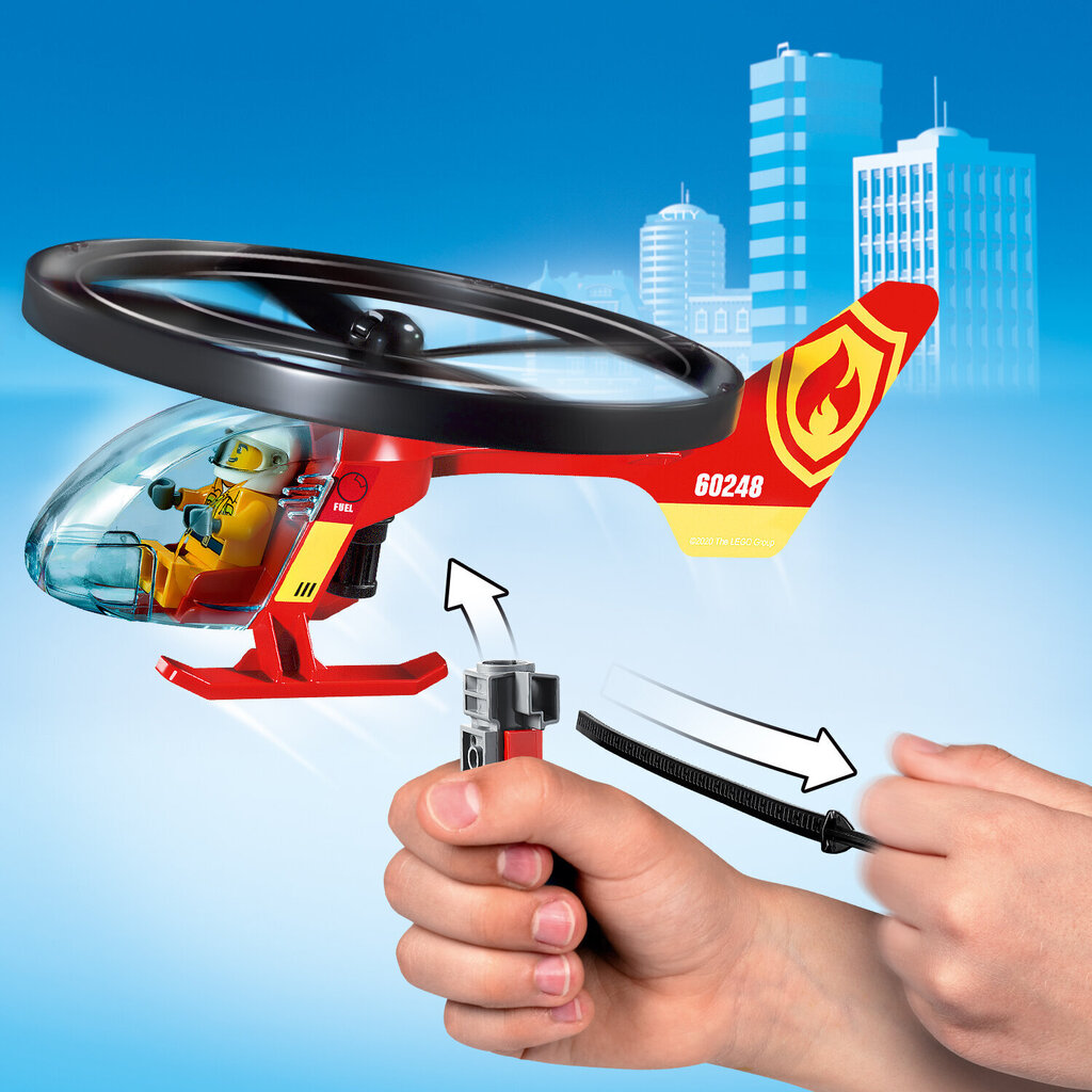 60248 LEGO® City Palokunnan helikopteriyksikkö hinta ja tiedot | LEGOT ja rakennuslelut | hobbyhall.fi