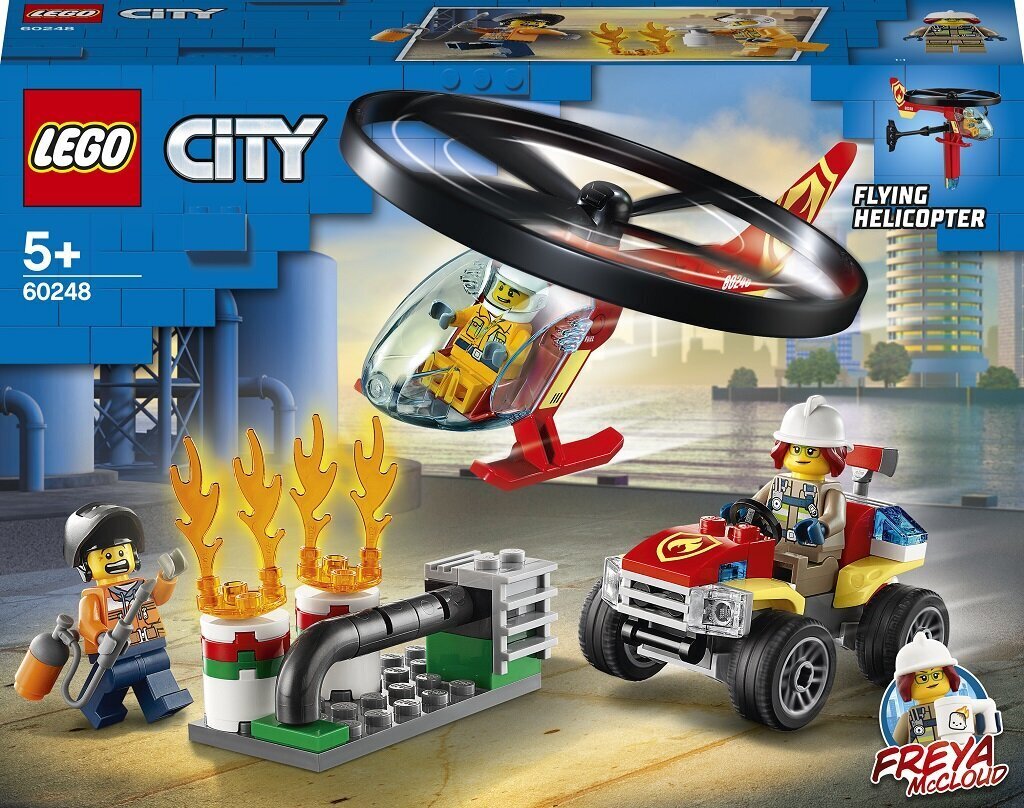 60248 LEGO® City Palokunnan helikopteriyksikkö hinta ja tiedot | LEGOT ja rakennuslelut | hobbyhall.fi