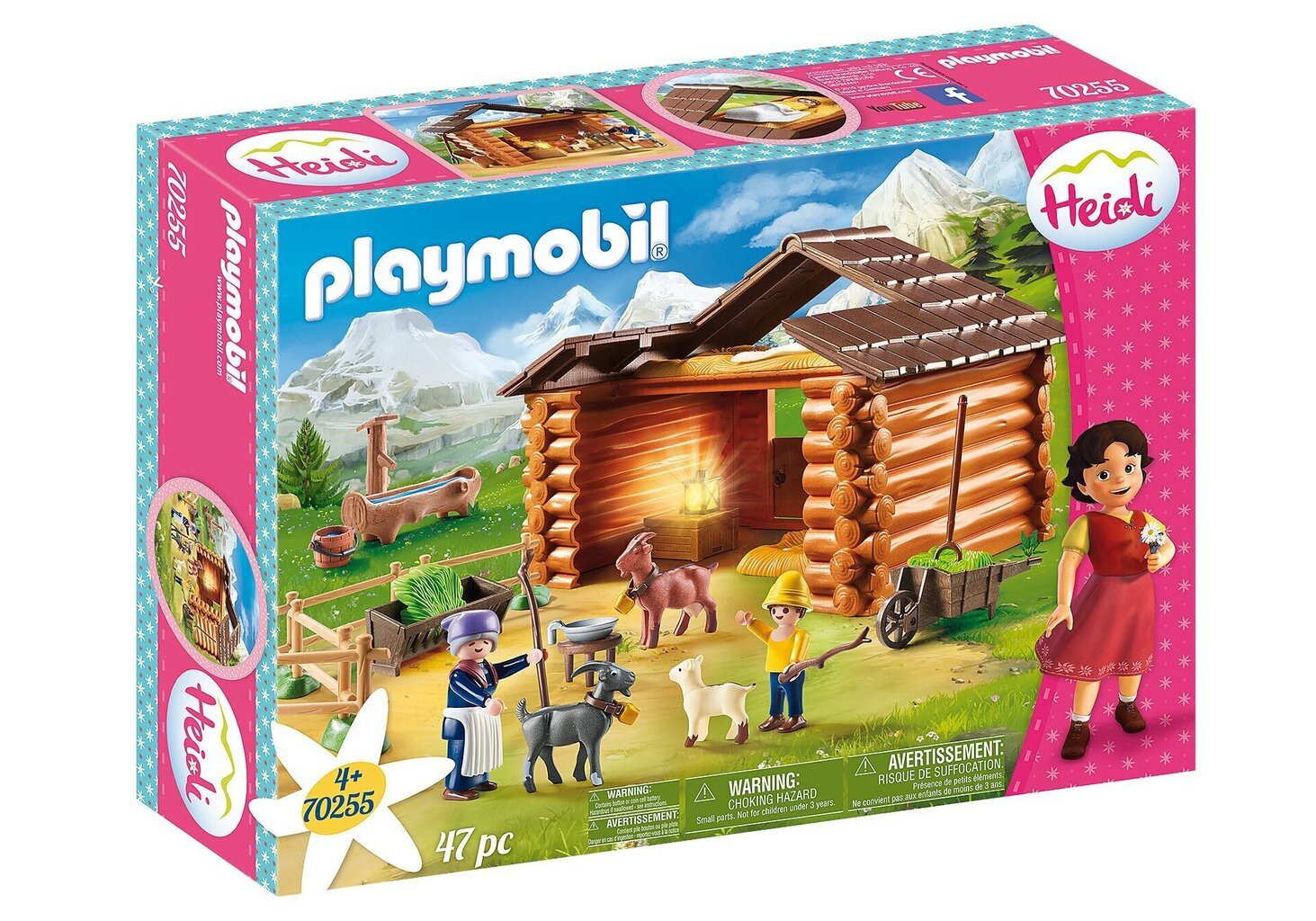 Peetri vuohen navetta 70255 PLAYMOBIL® Heidi hinta ja tiedot | LEGOT ja rakennuslelut | hobbyhall.fi