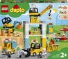 10933 LEGO® DUPLO Torninosturi ja rakennustyömaa hinta ja tiedot | LEGOT ja rakennuslelut | hobbyhall.fi