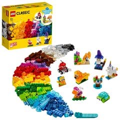 11013 LEGO® Classic Luovat läpinäkyvät rakennuspalikat hinta ja tiedot | LEGOT ja rakennuslelut | hobbyhall.fi