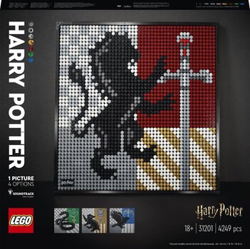 4249 LEGO® Art Harry Potter Tylypahkan vaakunat hinta ja tiedot | LEGOT ja rakennuslelut | hobbyhall.fi