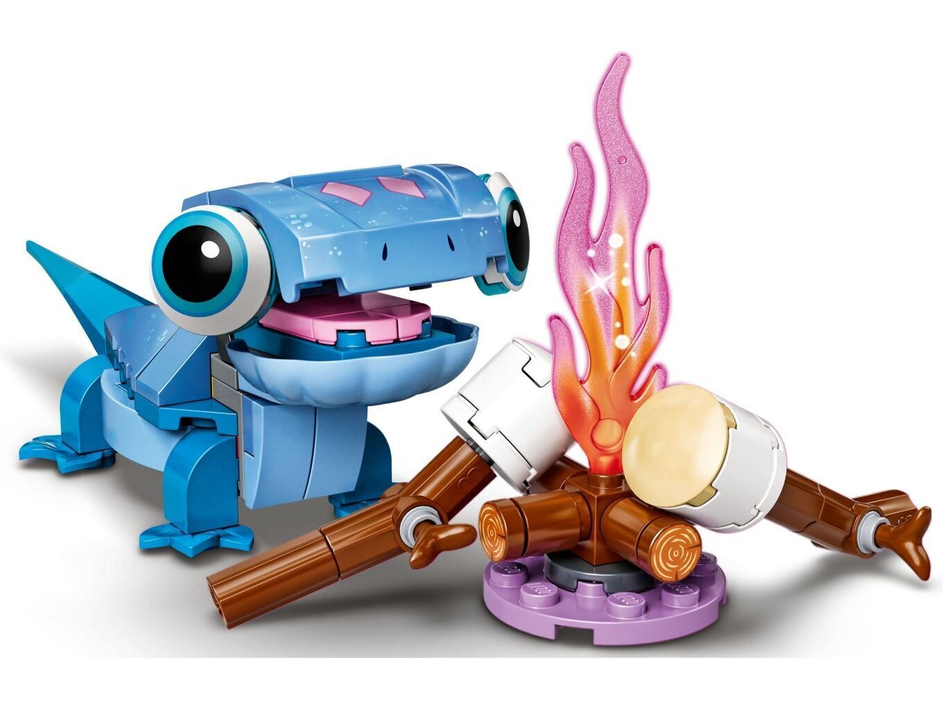 43186 LEGO® Disney Princess Salamander Brun kokoontaitettava sarjakuvahahmo hinta ja tiedot | LEGOT ja rakennuslelut | hobbyhall.fi
