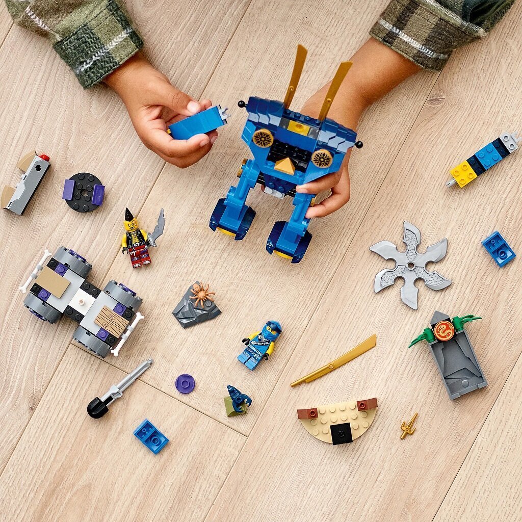 71740 LEGO® NINJAGO Jayn elektrorobotti hinta ja tiedot | LEGOT ja rakennuslelut | hobbyhall.fi