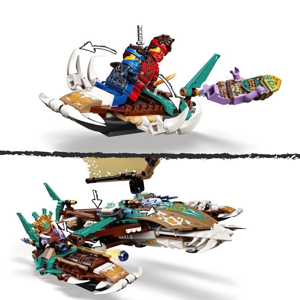 71748 LEGO® NINJAGO Katamaraani meritaistelu hinta ja tiedot | LEGOT ja rakennuslelut | hobbyhall.fi