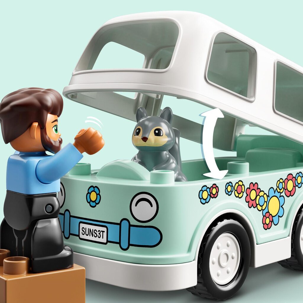 10946 LEGO® DUPLO Perheen asuntoautoseikkailu hinta ja tiedot | LEGOT ja rakennuslelut | hobbyhall.fi