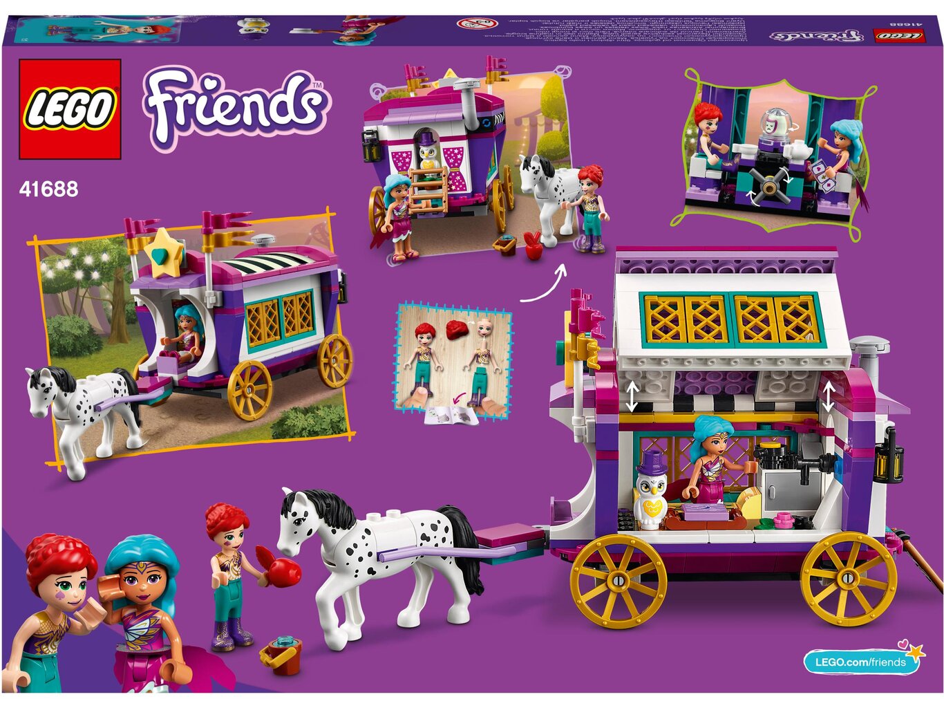 41688 LEGO® Friends Taika-auto hinta ja tiedot | LEGOT ja rakennuslelut | hobbyhall.fi