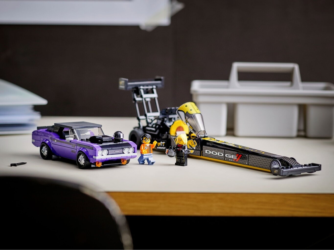 76904 LEGO® Speed Champions Mopar Dodge//SRT Top Fuel Dragster ja 1970 Dodge Challenger T/A hinta ja tiedot | LEGOT ja rakennuslelut | hobbyhall.fi