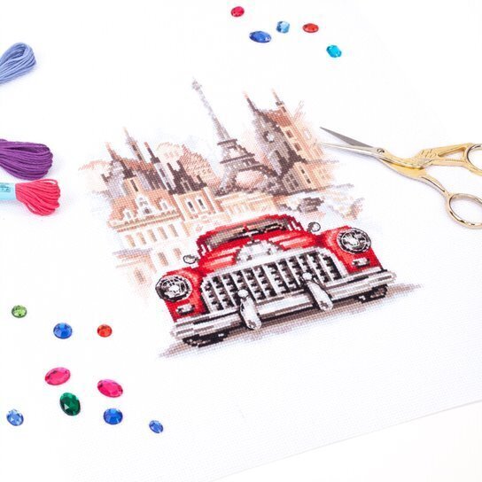 Ristipistopakkaukset Magic Needle "Retro Buick" 110-021 hinta ja tiedot | Kirjontatarvikkeet | hobbyhall.fi