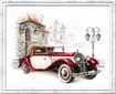 Ristipistopakkaukset Magic Needle "Retro Cadillac" 110-022 hinta ja tiedot | Kirjontatarvikkeet | hobbyhall.fi