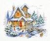 Ristipistopakkaukset Magic Needle "Winter Cottage" 110-042 hinta ja tiedot | Kirjontatarvikkeet | hobbyhall.fi