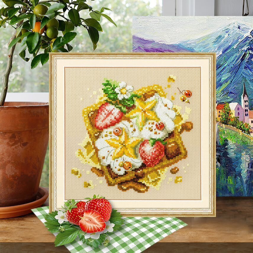 Ristipistopakkaukset Magic Needle "Viennese Waffles" 120-091 hinta ja tiedot | Kirjontatarvikkeet | hobbyhall.fi