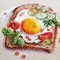 Ristipistopakkaukset Magic Needle "Fried Eggs Toast" 120-092 hinta ja tiedot | Kirjontatarvikkeet | hobbyhall.fi