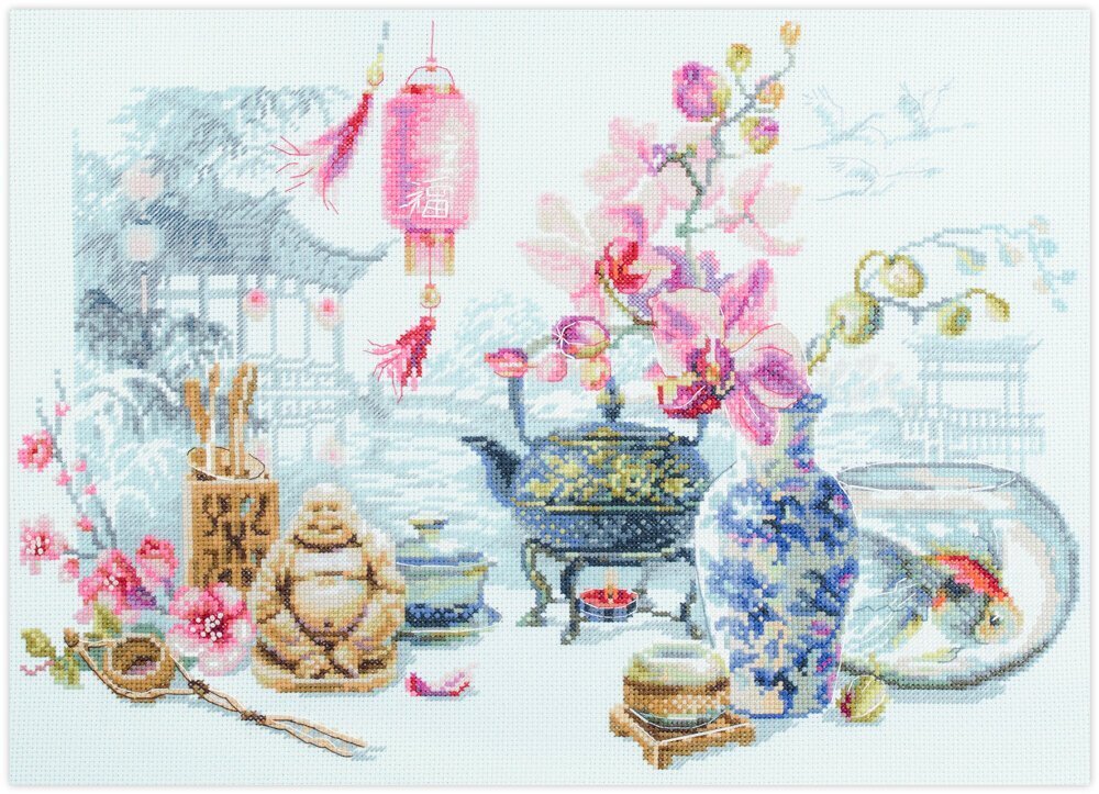 Ristipistopakkaukset Magic Needle "Oriental Serenity" 120-300 hinta ja tiedot | Kirjontatarvikkeet | hobbyhall.fi